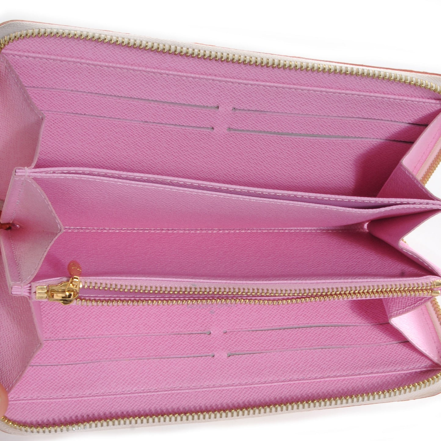 Monogram Multicolor Zippy Wallet White Litchi