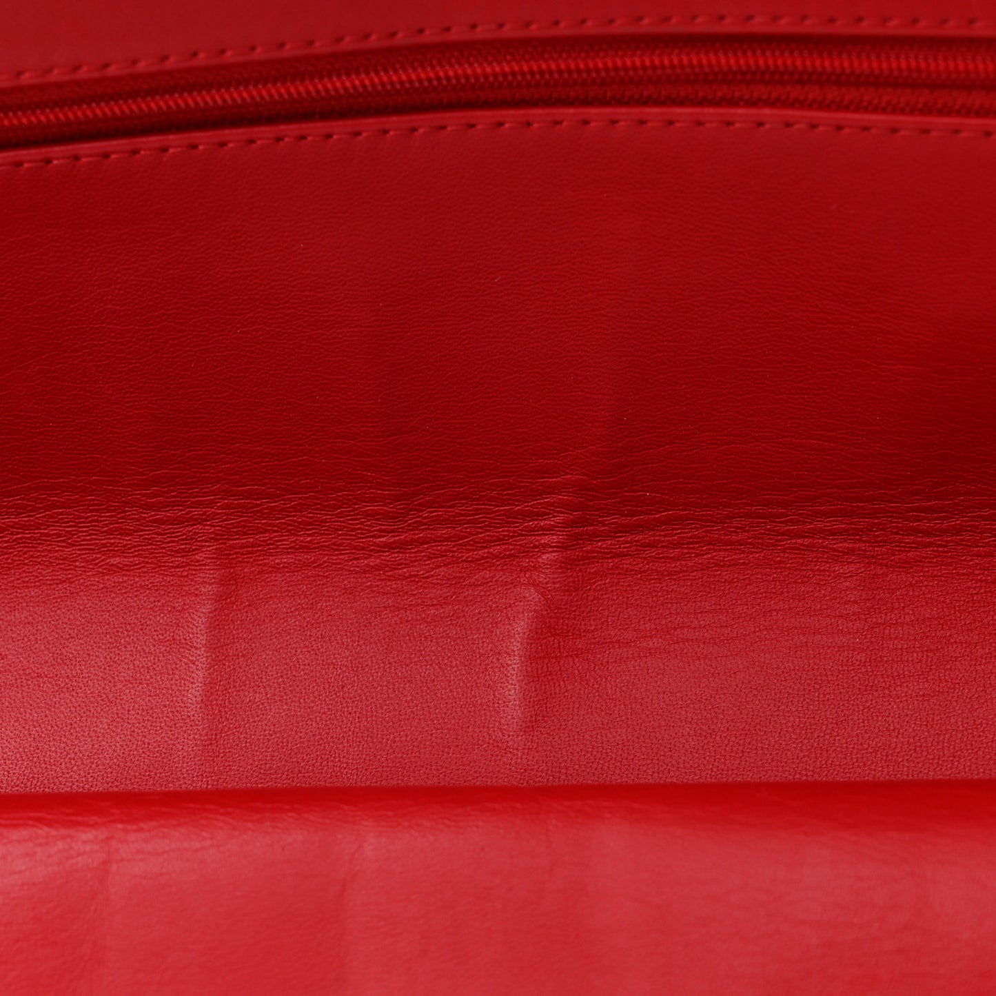 Patent Quilted Maxi Double Flap Red