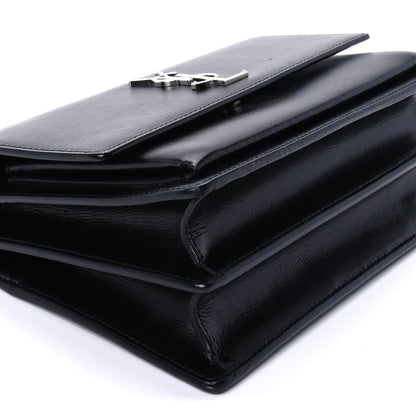 Saint Laurent Calfskin Medium Monogram Sunset Black 7 of 8