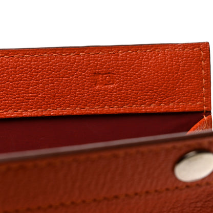 Hermes Chèvre Mysore Karo GM Orange 6 of 8