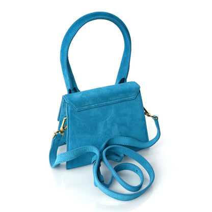 Jacquemus Suede Le Chiquito Moyen  Dark Turquoise 2 of 8