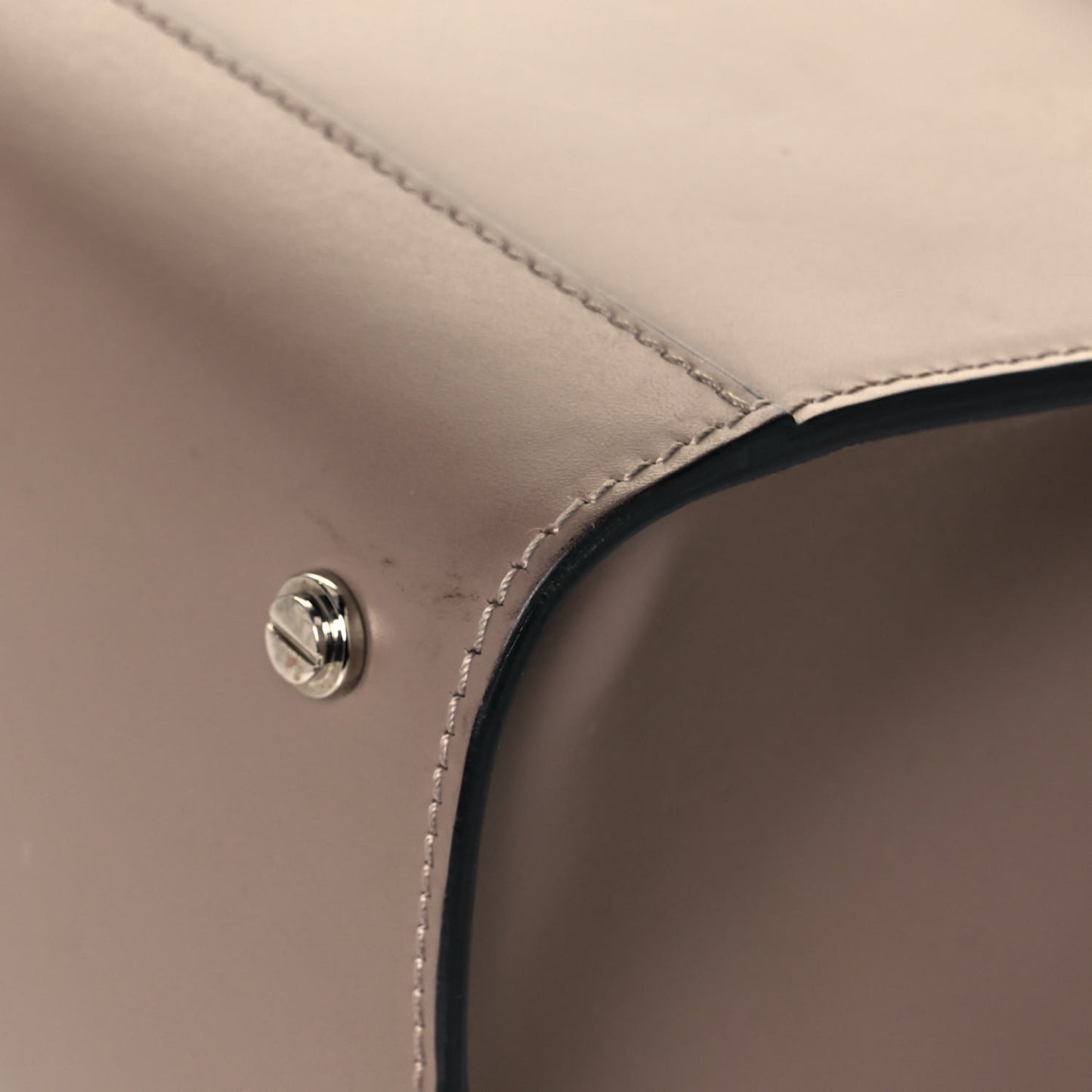 Smooth Calfskin Small Horizon Satchel Linen
