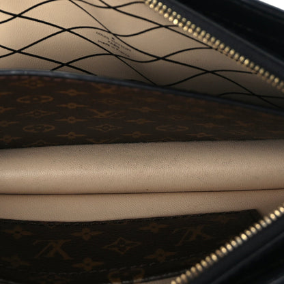 Louis Vuitton Reverse Monogram Trunk Clutch Black 4 of 8