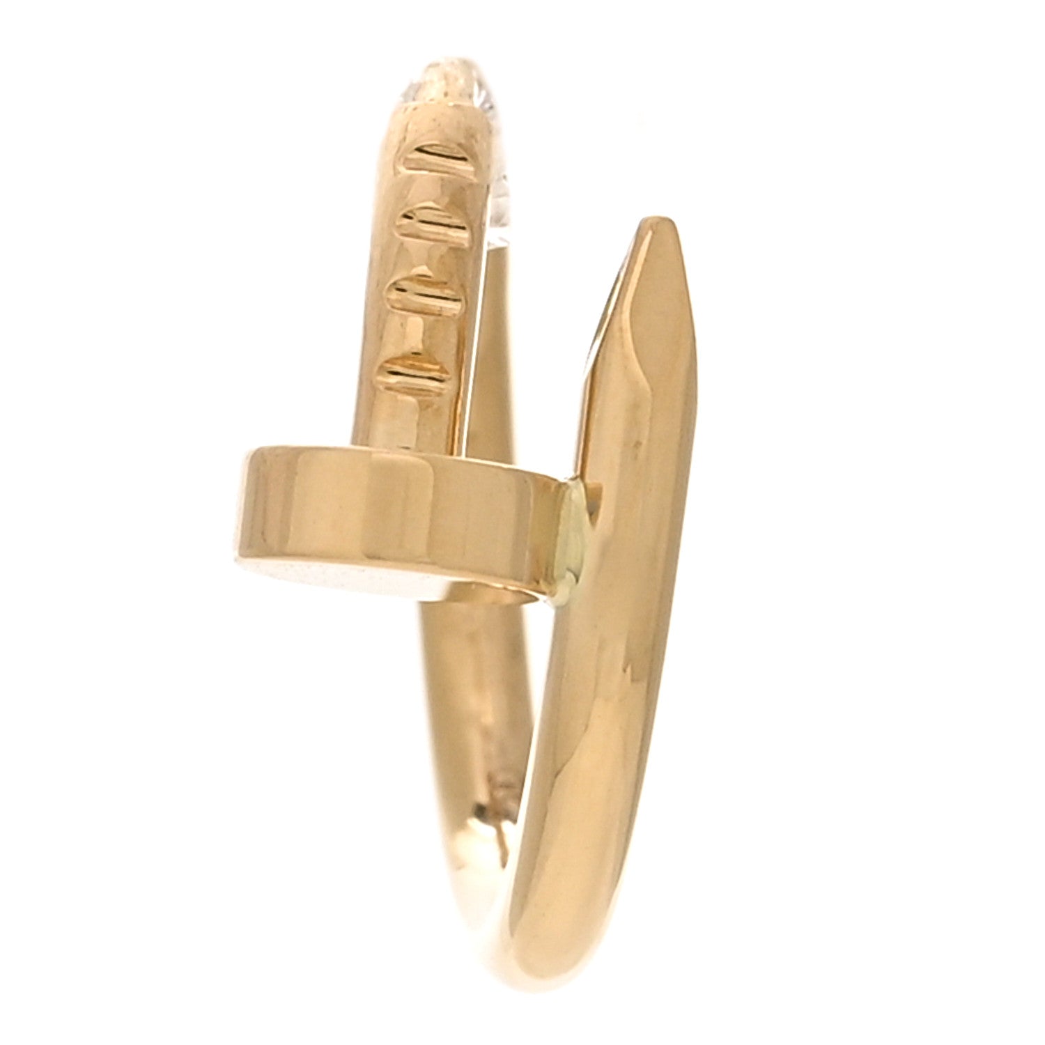 Cartier 18K Yellow Gold Juste Un Clou Single Hoop Earring 1 of 5