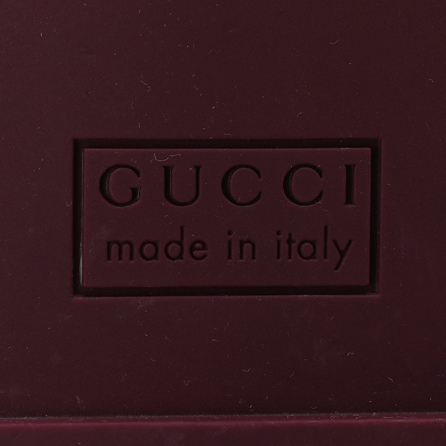 Gucci Rubber Interlocking G Womens Slide Sandals 39  Rosso Ancora 7 of 8