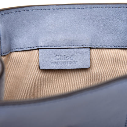 Chloe Suede Calfskin Mini Faye Backpack Washed Blue 8 of 12