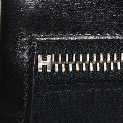 Hermes Box Toile Lakis Kelly 32 Black 12 of 24