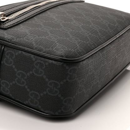 Gucci Soft GG Supreme Monogram Web Belt Bag Black Grey 7 of 8