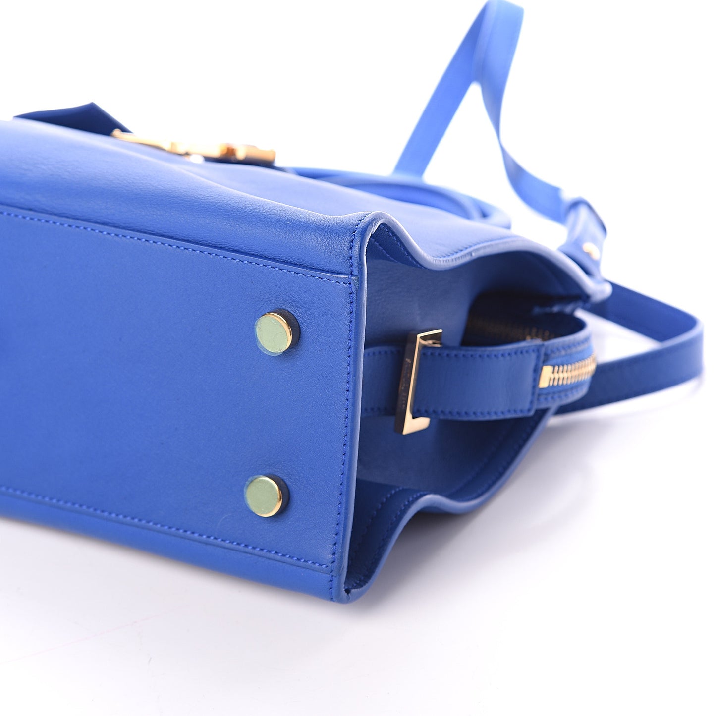 Calfskin Monogram Baby Cabas Blue Majorelle