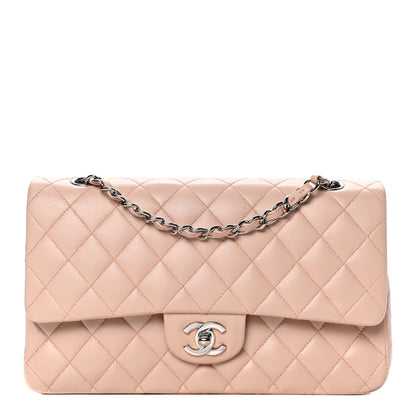 Chanel Lambskin Quilted Medium Double Flap Light Pink 1 of 6