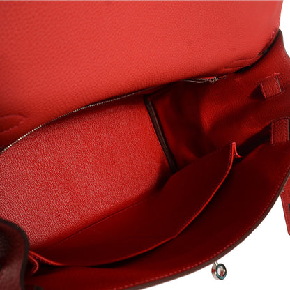 Hermes Togo Kelly Retourne 32 Vermillion 9 of 26