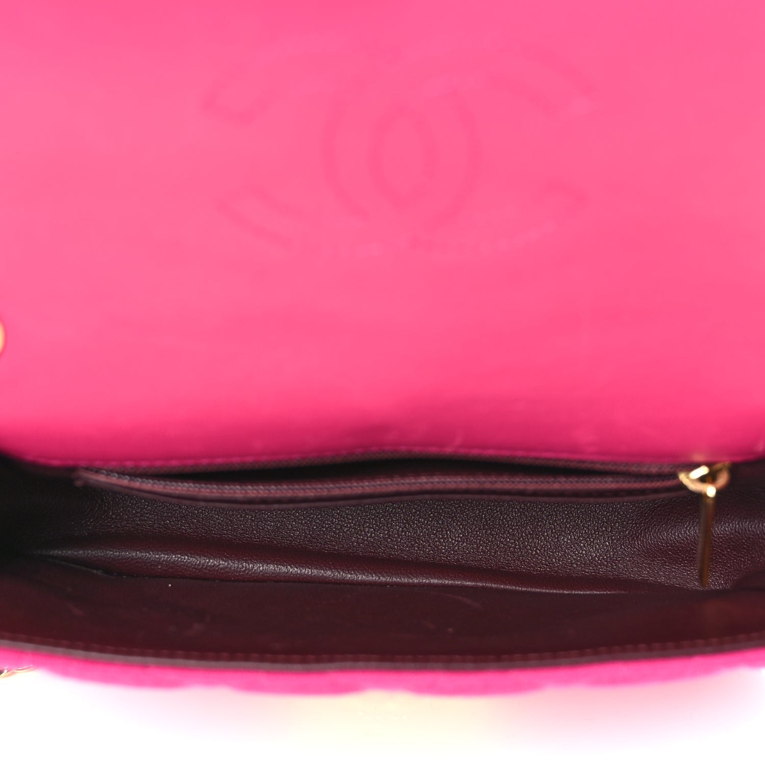 Chanel Jersey Quilted Mini Chic With Me Flap Pink 4 of 14