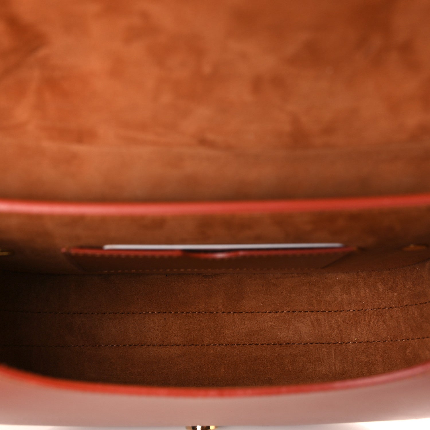 Christian Dior Box Calfskin Medium Bobby Flap Dark Tan 9 of 15