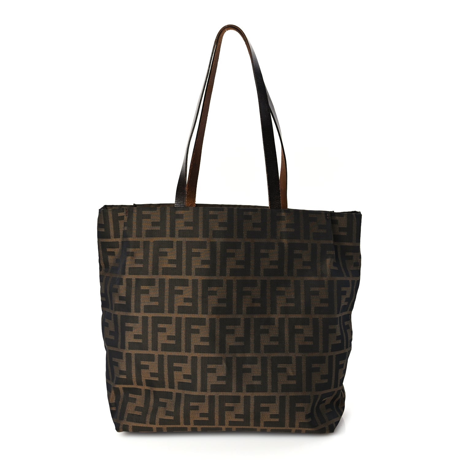Fendi Zucca Small Tote Tobacco Tobacco 1 of 8
