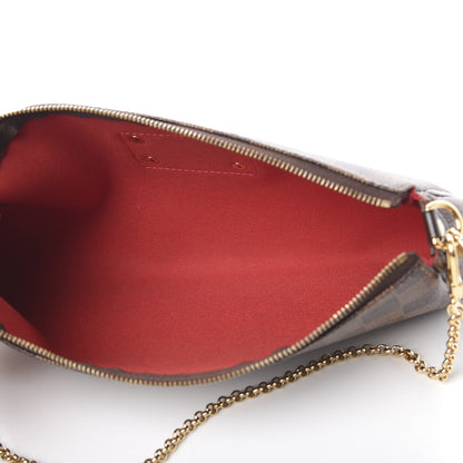 Louis Vuitton Damier Ebene Eva Clutch 5 of 13