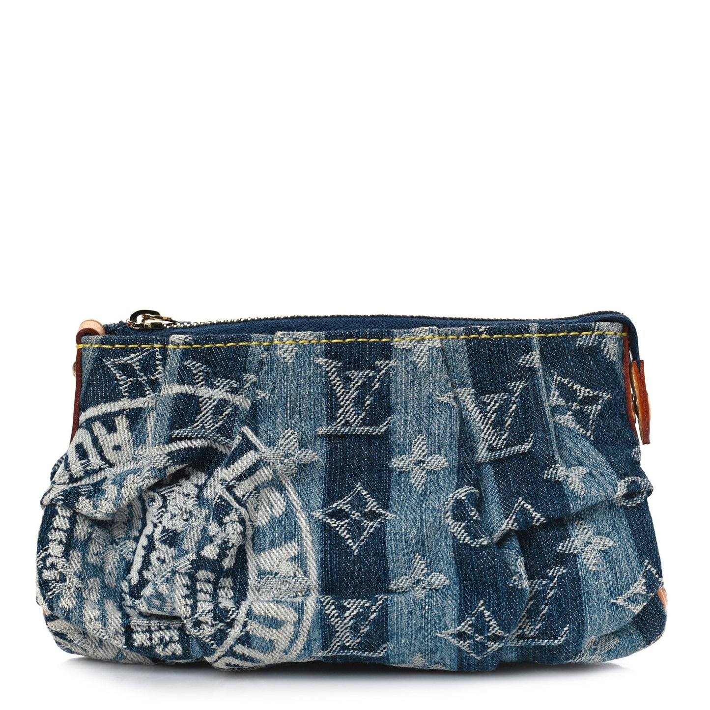 Denim Raye Trousse Cosmetic Pouch