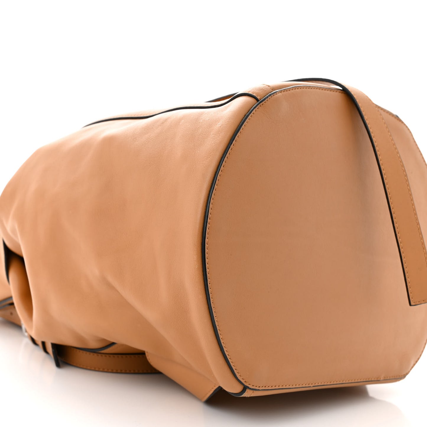 Calfskin Belt Backpack Tan