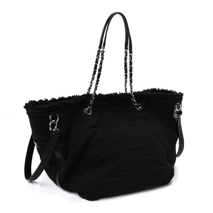 Chanel Canvas Small Double Face Tote  Black 2 of 8