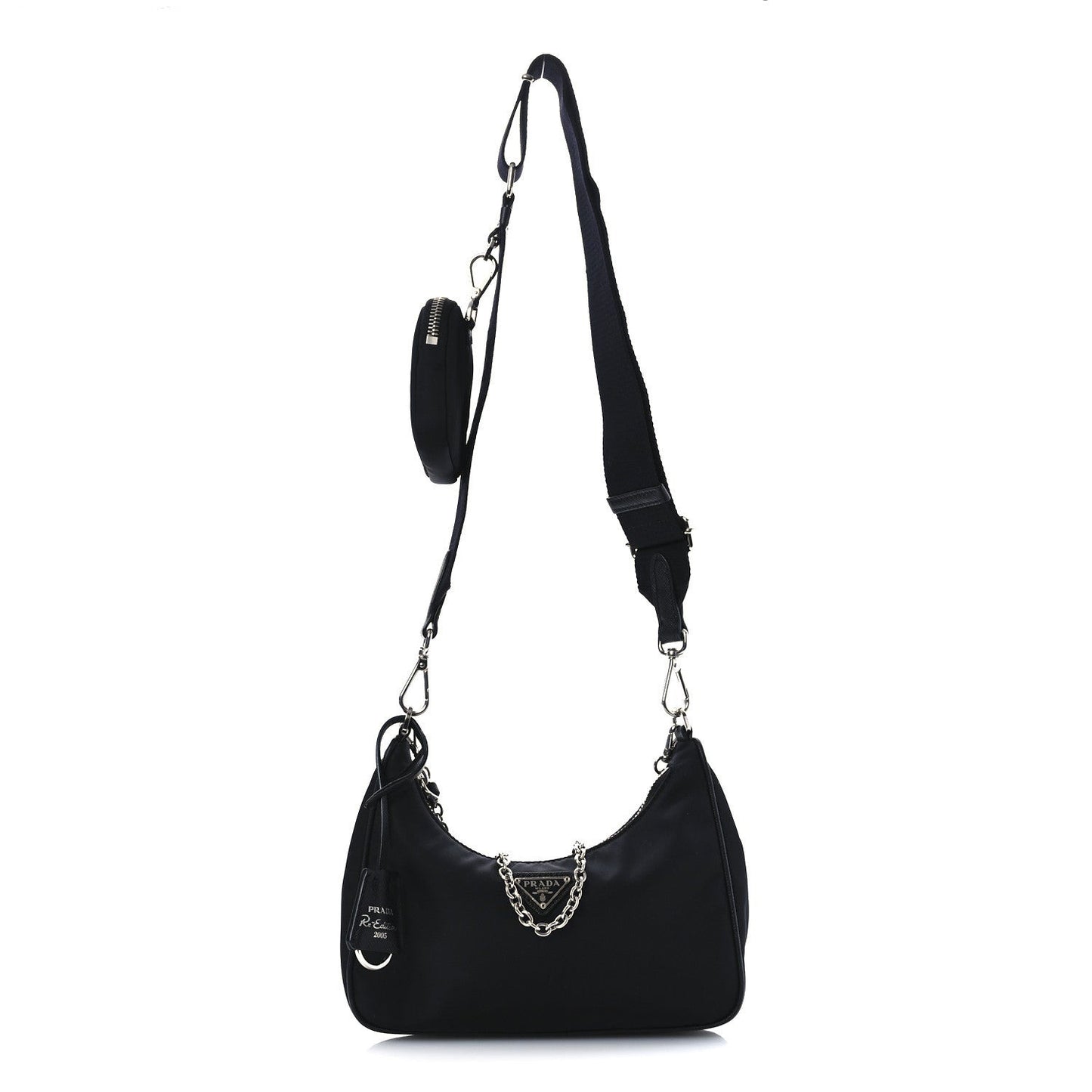 Nylon Re-Edition 2005 Shoulder Bag Black