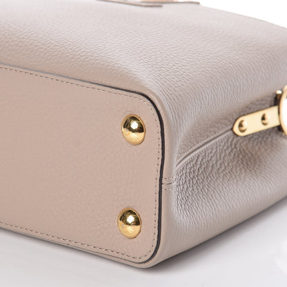 Louis Vuitton Taurillon Capucines BB Galet 9 of 9