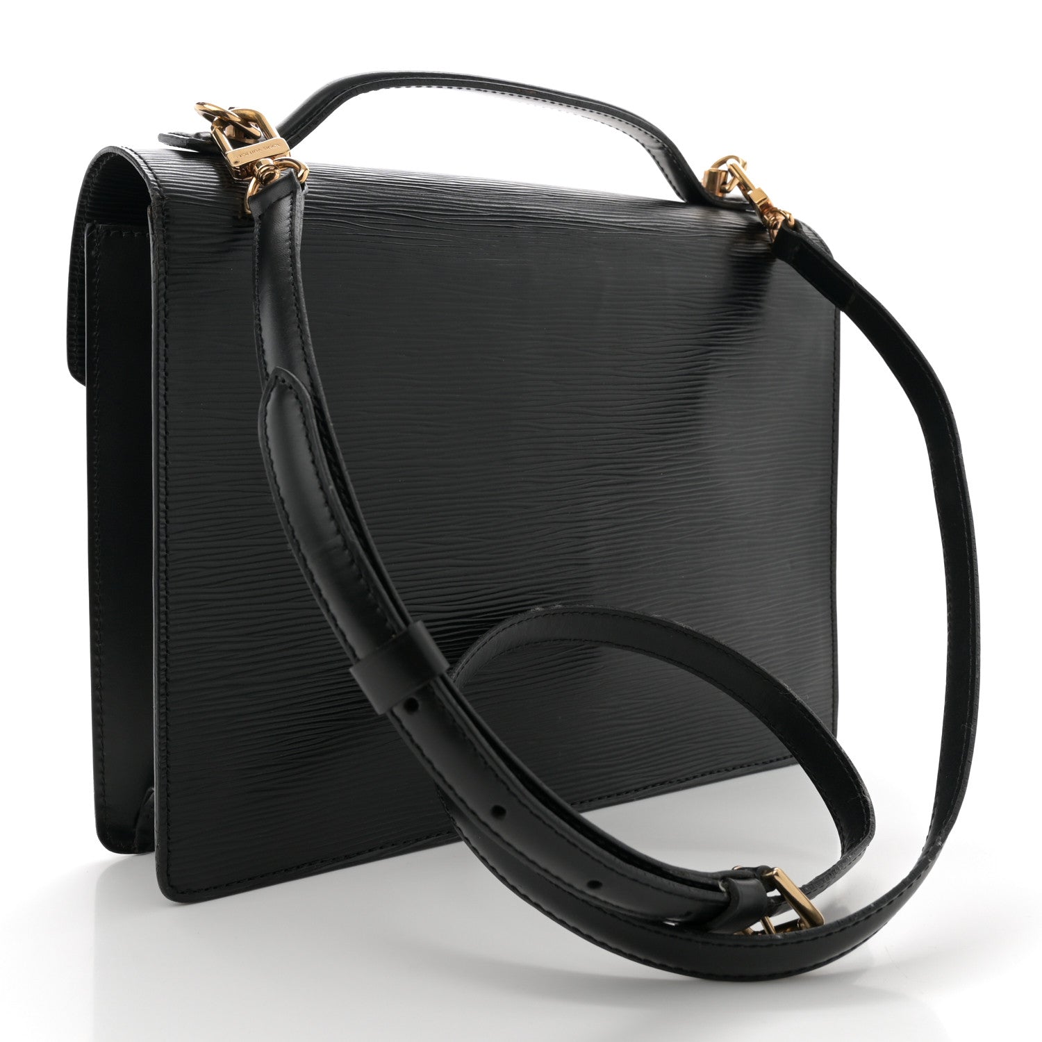 Louis Vuitton Epi Monceau Black 3 of 16