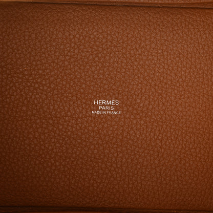 Hermes Taurillon Clemence Picotin Lock 18 PM Gold 6 of 11