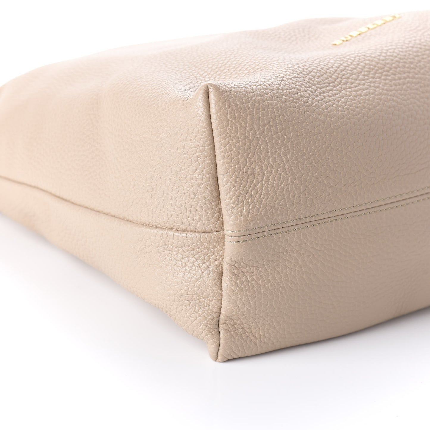 Grainy Calfskin Medium Cale Hobo Light Nude