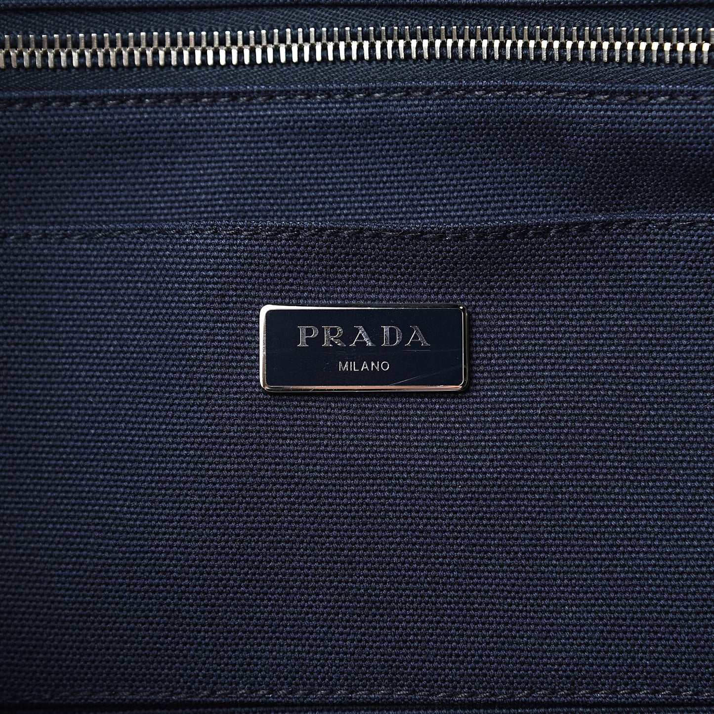 Canvas Mistolino Canapa Tote Naturale Blue