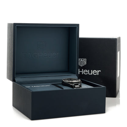 Tag Heuer Ceramic Diamond Bezel 35mm Aquaracer Lady Quartz Watch Black WAY1395 5 of 5