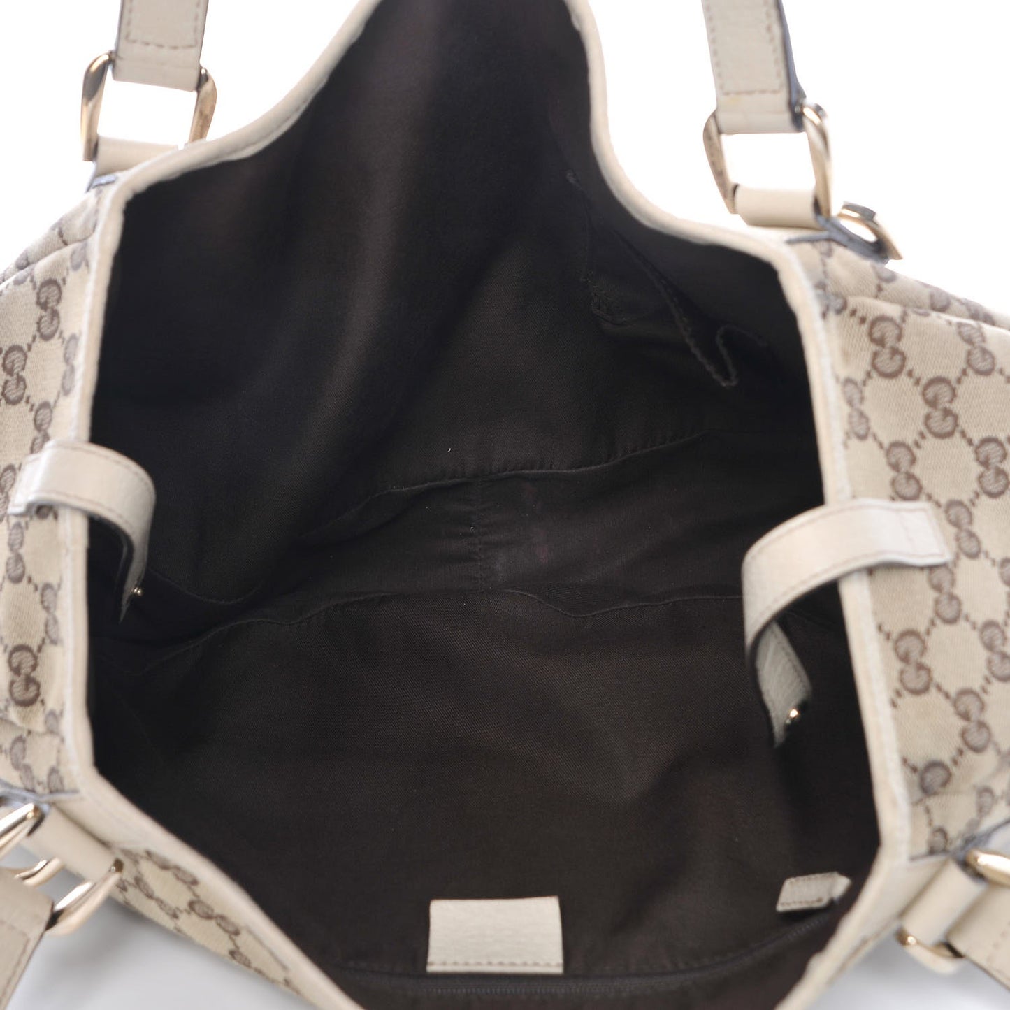 Monogram Medium Abbey Shoulder Bag Ivory