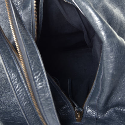 Balenciaga Agneau Classic Hardware Zip Traveler Backpack Anthracite 5 of 9