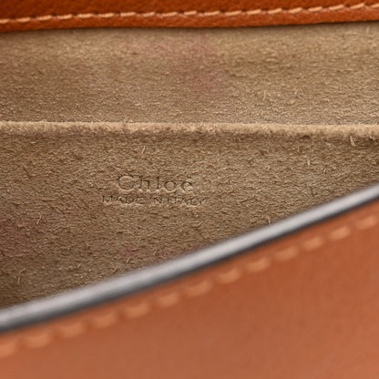 Chloe Calfskin Suede Small Nile Bracelet Bag Caramel 6 of 11