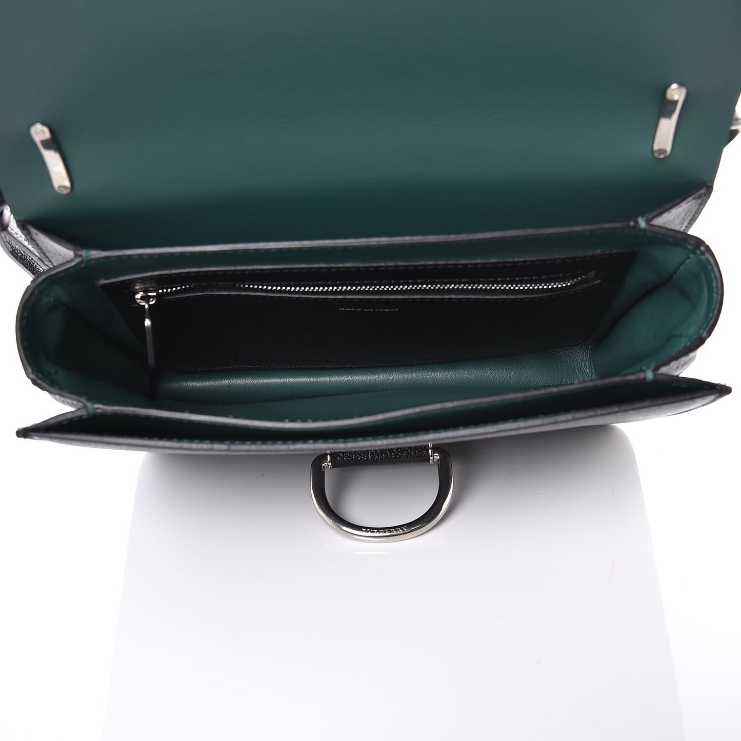 Goatskin Medium D-Ring Bag Black