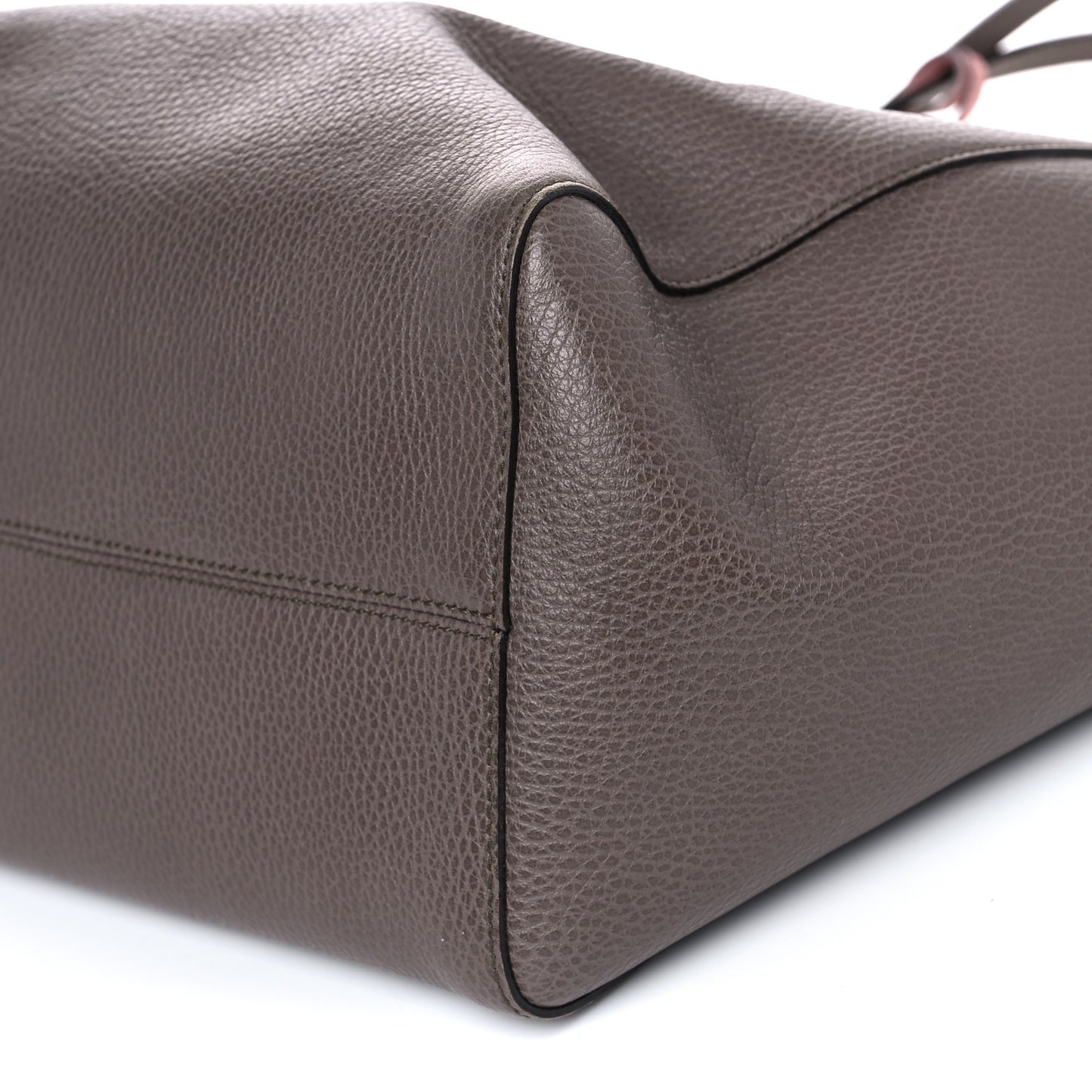 Dollar Calfskin Medium Swing Tote Grey Field Soft Pink