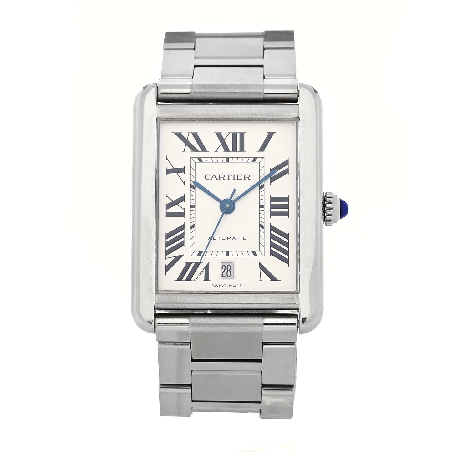 Stainless Steel 31mm Tank Solo Automatic Watch