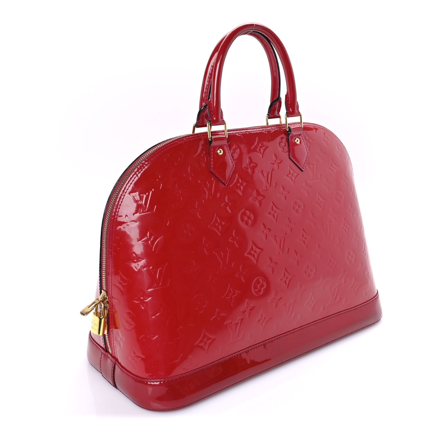 Louis Vuitton Vernis Alma GM Pomme D'Amour 2 of 7