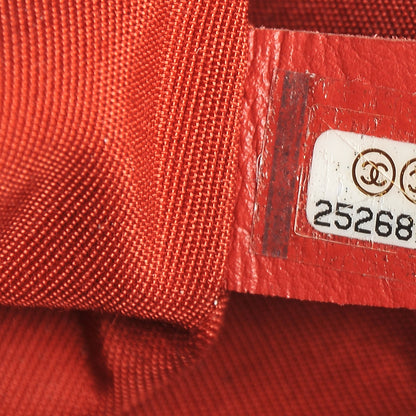 Chanel Caviar Chevron Quilted Medium Boy Flap Red 7 of 8