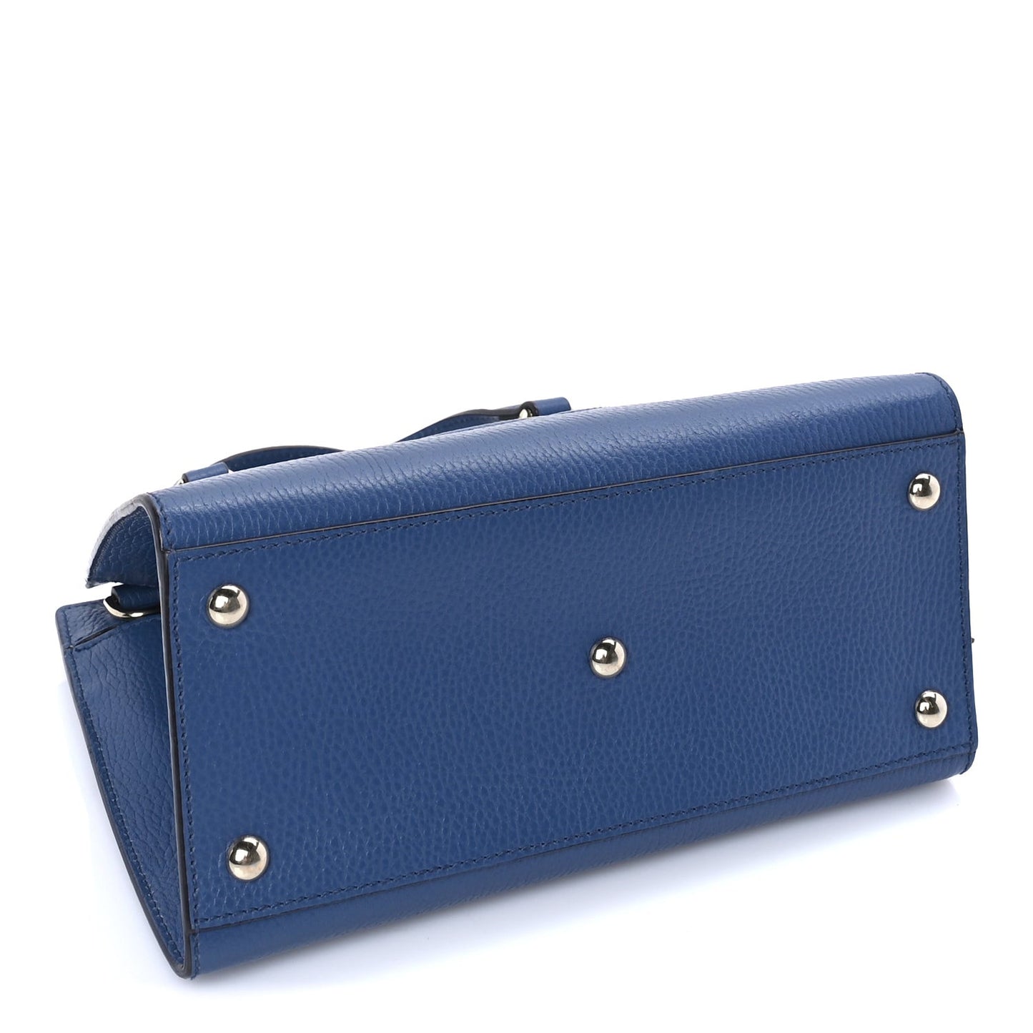 Dollar Calfskin Medium Soho Top Handle Satchel Caspian