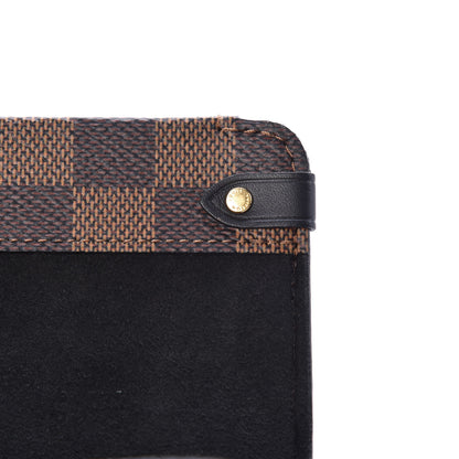 Louis Vuitton Damier Ebene Vavin Chain Wallet Black 10 of 10