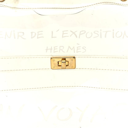 Hermes Vinyl Souvenir De L'Exposition Kelly Transparent 6 of 8