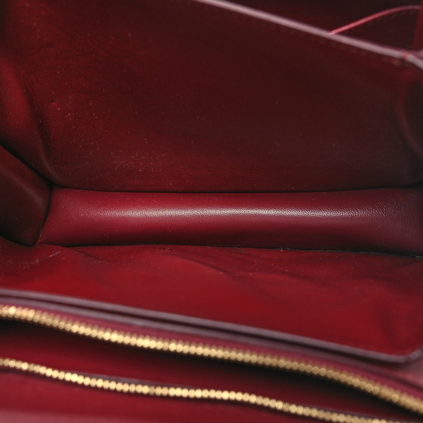 Box Calfskin Medium Classic Box Flap Bag Burgundy