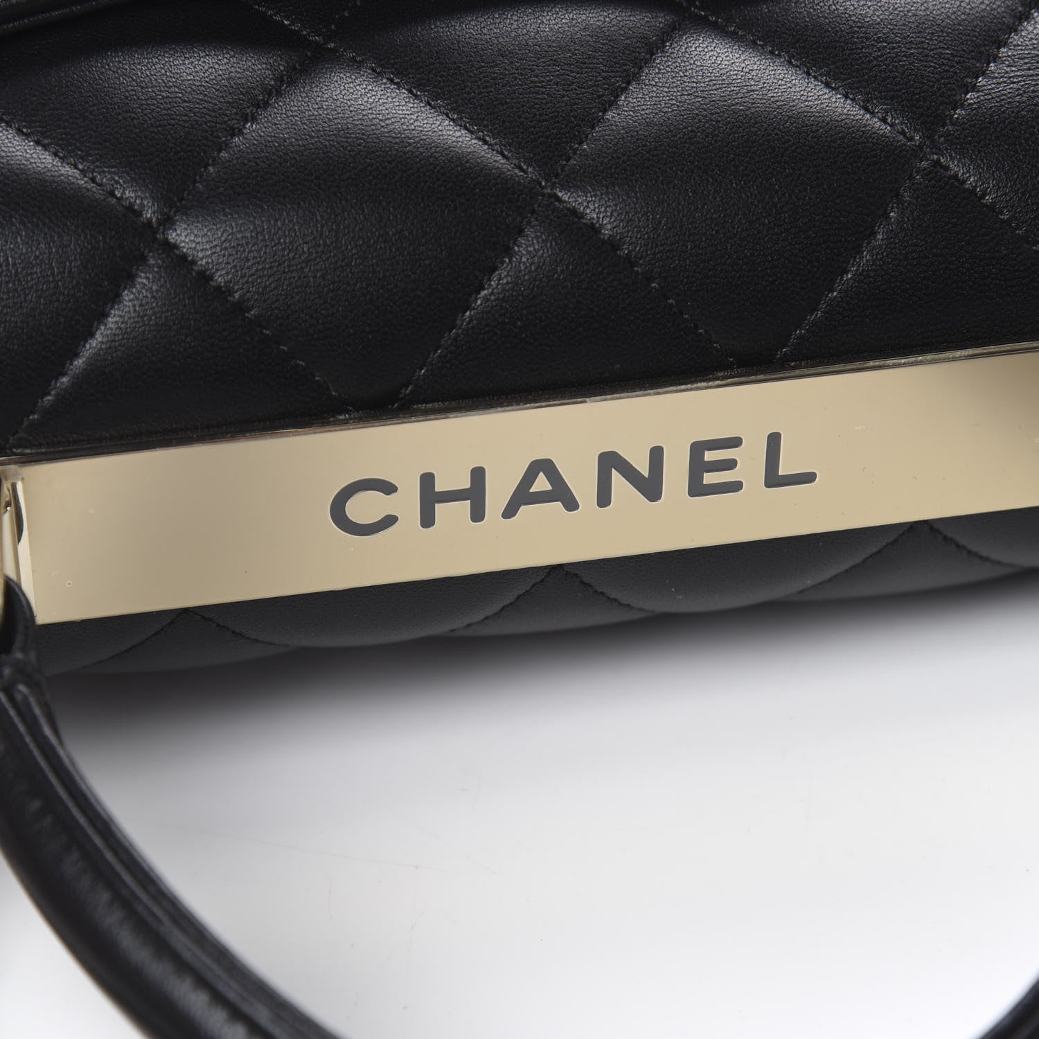 Chanel Lambskin Quilted Small Trendy CC Dual Handle Flap Bag Black 12 of 15
