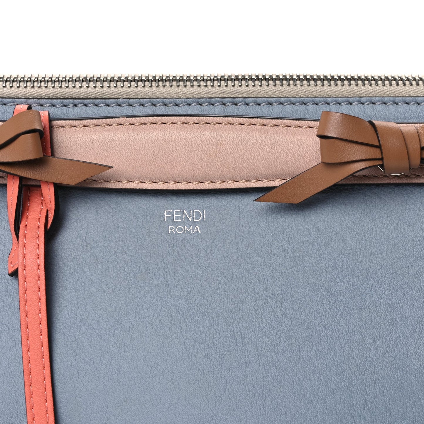 Vitello Dolce Knotted Medium By The Way Boston Bag  Polvere Orzo Multicolor