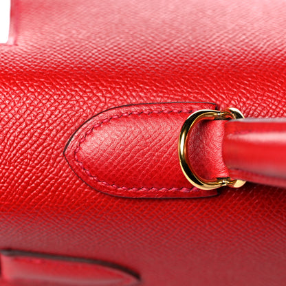 Hermes Epsom Kelly Sellier 35 Rouge Casaque 11 of 35