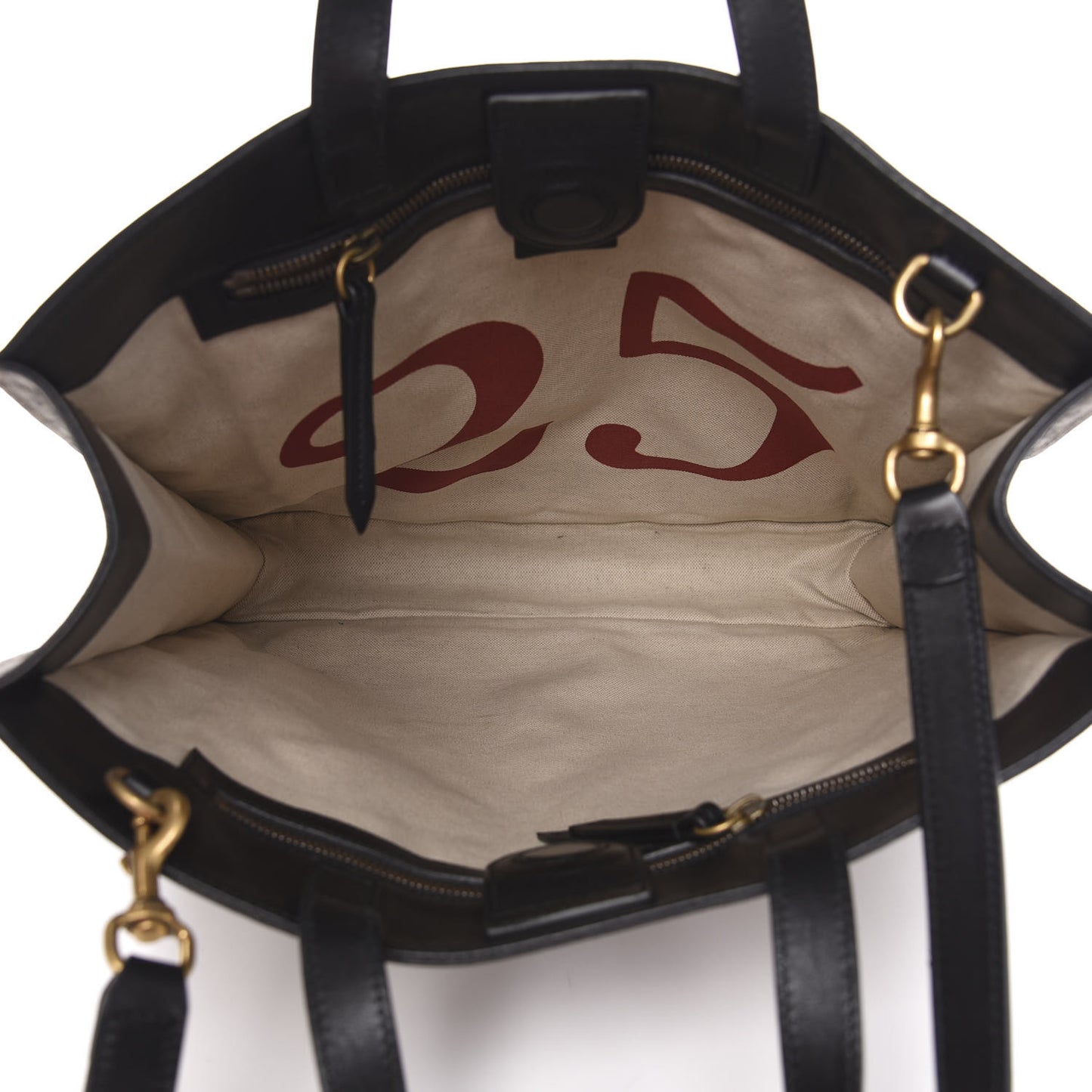 Soft GG Supreme Monogram Kingsnake Vertical Tote Black