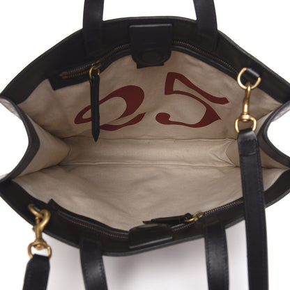 Gucci Soft GG Supreme Monogram Kingsnake Vertical Tote Black 6 of 11