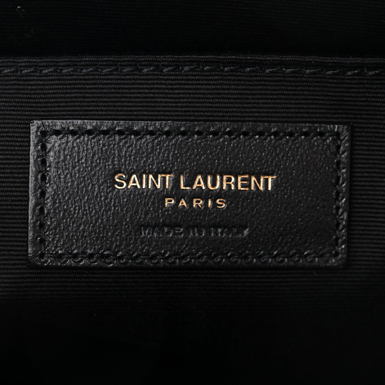 Saint Laurent Patent Calfskin Crocodile Embossed Monogram Lou Camera Bag Black 6 of 10