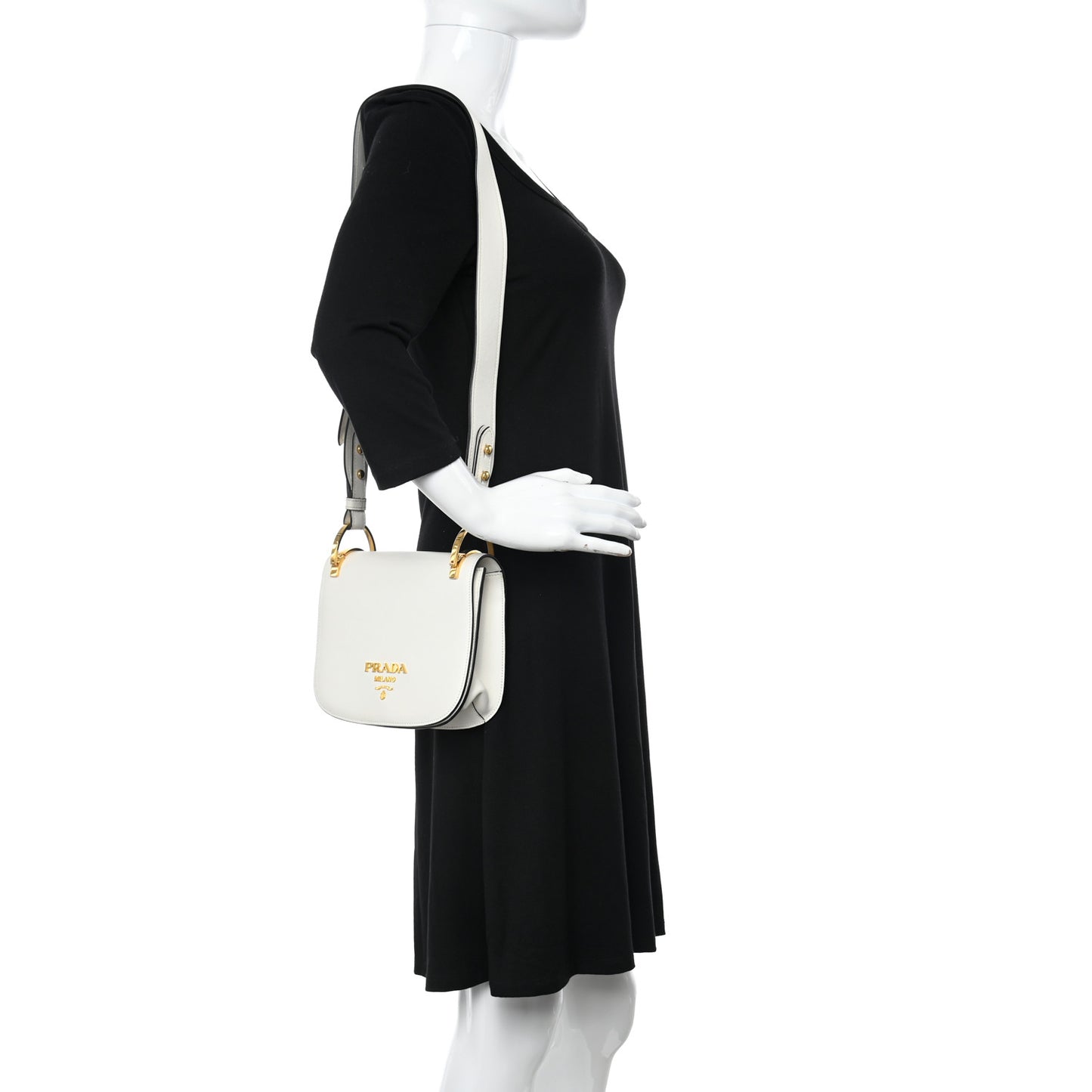 City Calf Pionniere Saddle Bag White