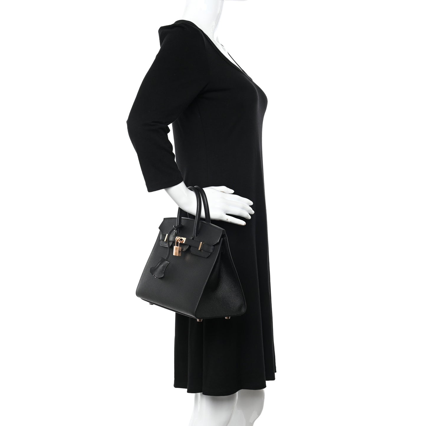 Epsom Birkin Sellier 25 Black
