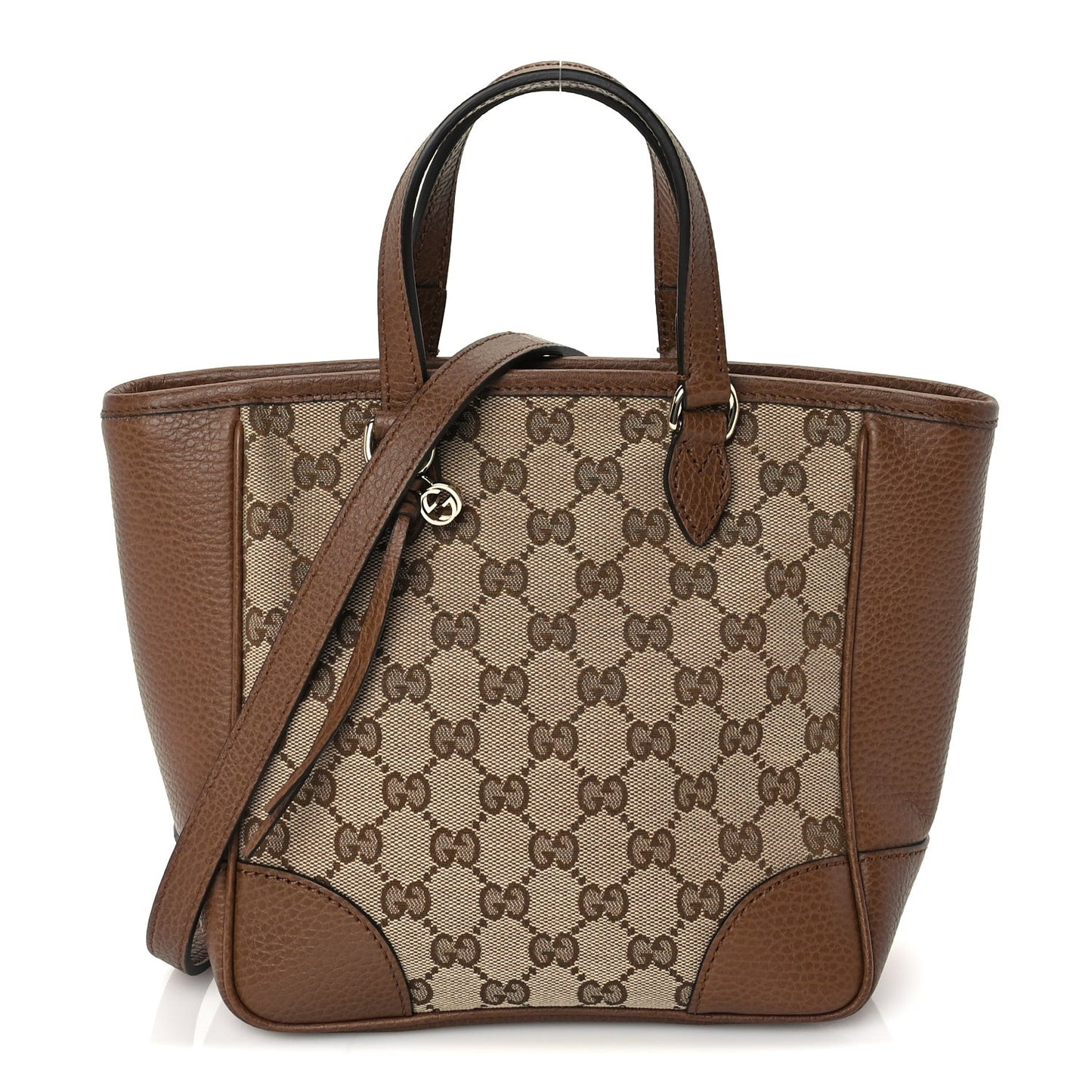 Monogram Small Bree Tote Beige Tabacco